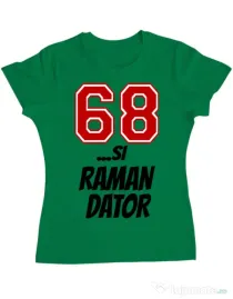 Tricou ADLER dama 68 si raman dator Verde mediu