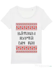 Tricou STANLEY STELLA dama Bataia e rupta din rai Alb