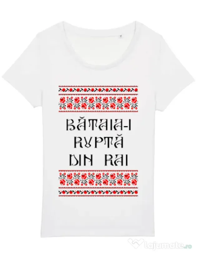 Tricou STANLEY STELLA dama Bataia e rupta din rai Alb
