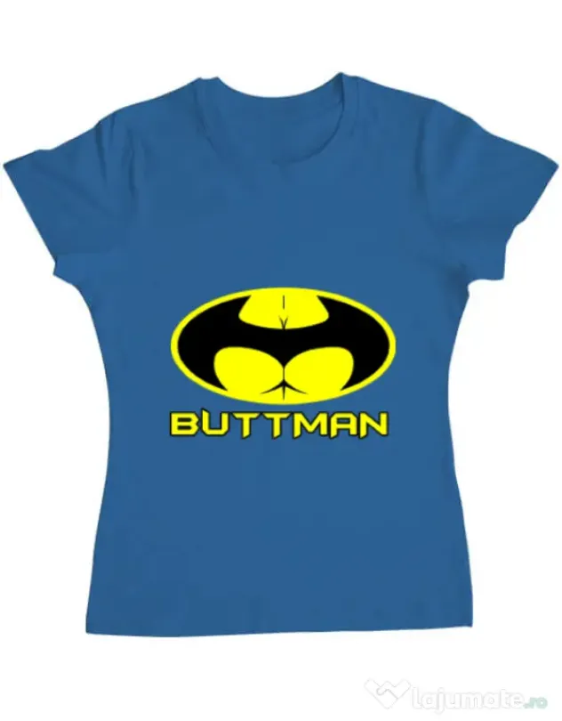 Tricou ADLER dama Buttman Albastru azuriu