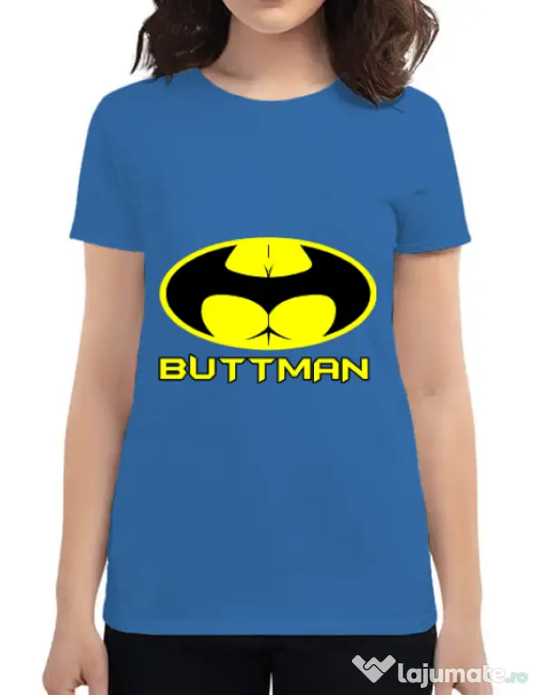 Tricou ADLER dama Buttman Albastru azuriu