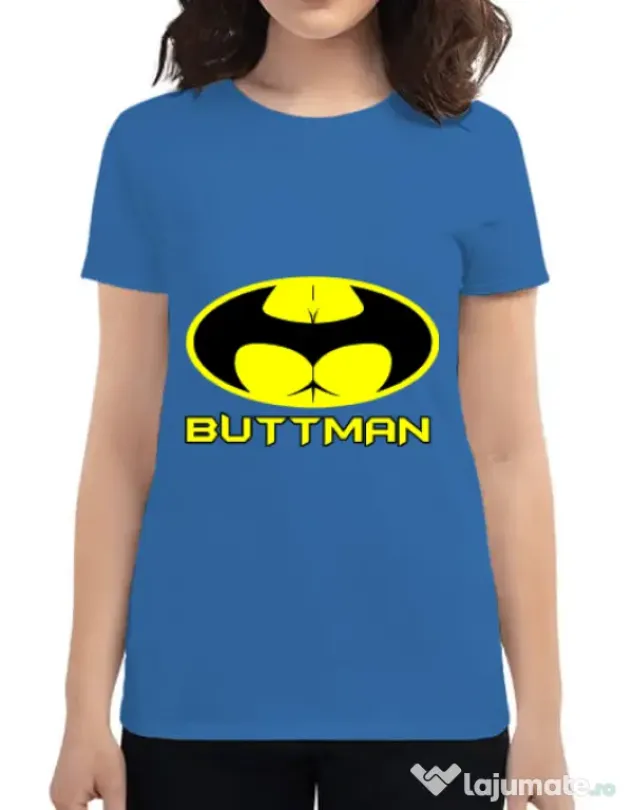 Tricou ADLER dama Buttman Albastru azuriu