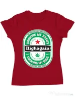 Tricou ADLER dama Highagain Rosu
