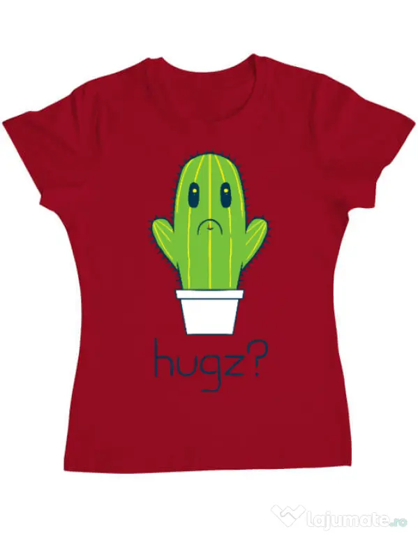 Tricou ADLER dama Hugz Rosu