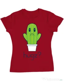 Tricou ADLER dama Hugz Rosu