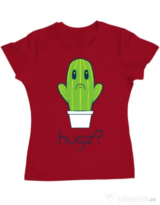 Tricou ADLER dama Hugz Rosu