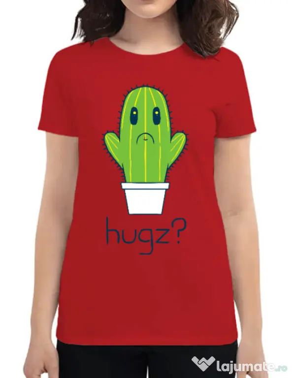 Tricou ADLER dama Hugz Rosu