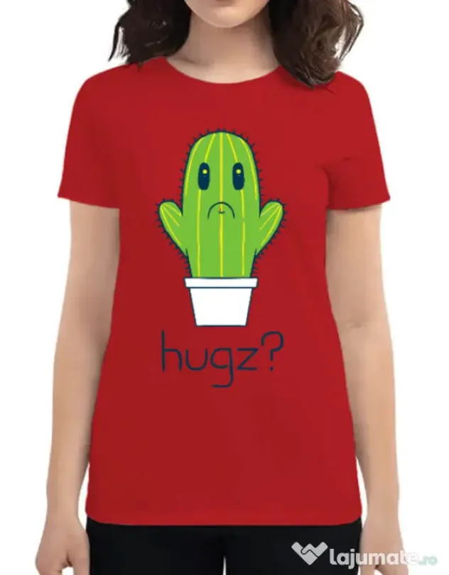 Tricou ADLER dama Hugz Rosu