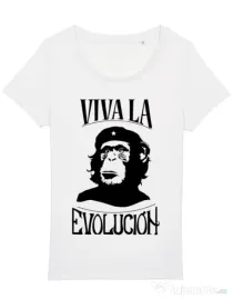 Tricou STANLEY STELLA dama Viva la evolucion Alb