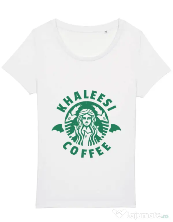 Tricou STANLEY STELLA dama Khaleesi coffee Alb