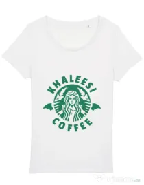 Tricou STANLEY STELLA dama Khaleesi coffee Alb