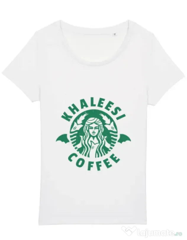 Tricou STANLEY STELLA dama Khaleesi coffee Alb