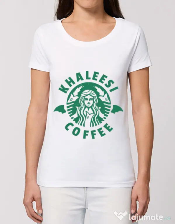 Tricou STANLEY STELLA dama Khaleesi coffee Alb