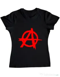 Tricou ADLER dama Anarchy Negru