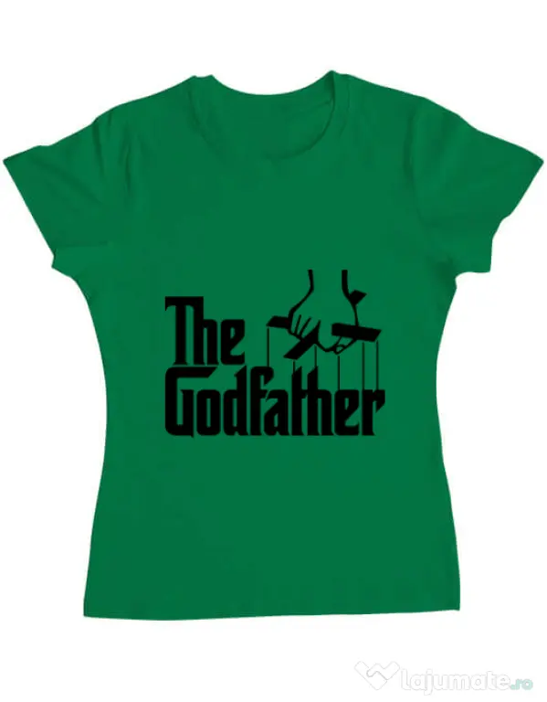 Tricou ADLER dama The godfather Verde mediu