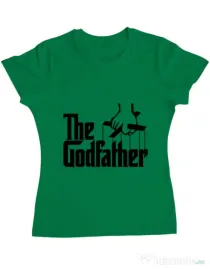 Tricou ADLER dama The godfather Verde mediu