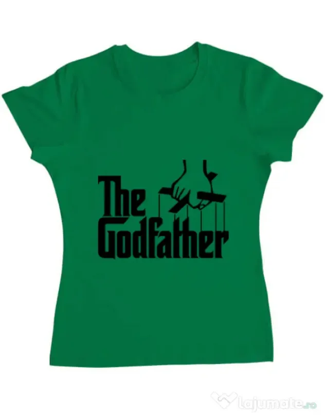 Tricou ADLER dama The godfather Verde mediu