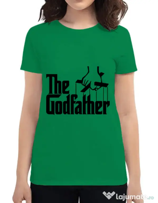 Tricou ADLER dama The godfather Verde mediu