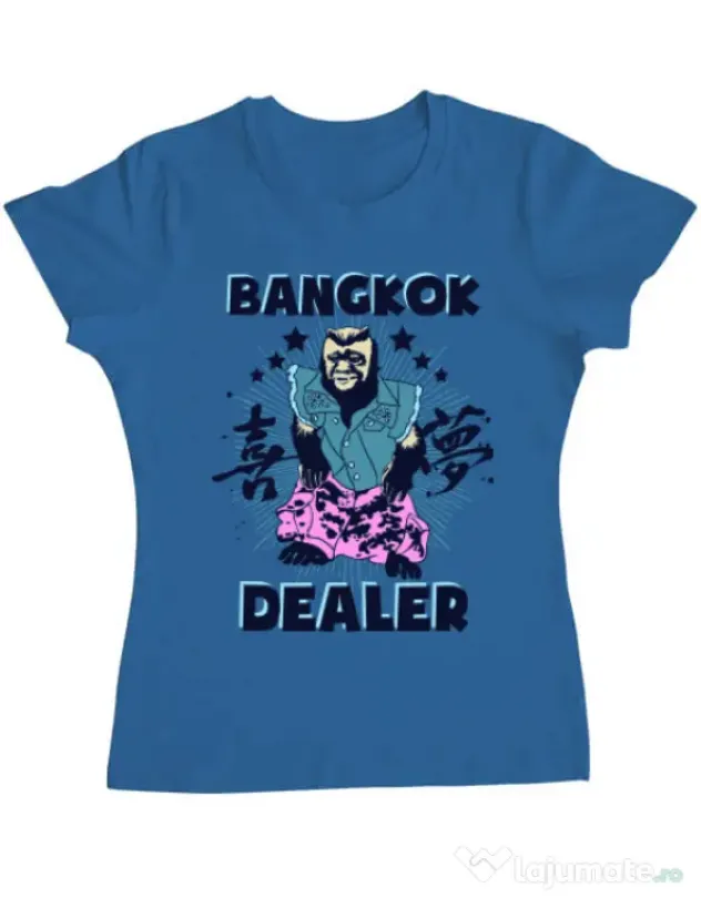 Tricou ADLER dama Bangkok dealer Albastru azuriu