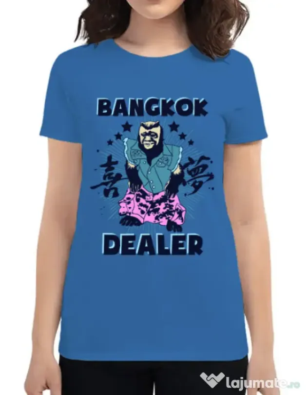 Tricou ADLER dama Bangkok dealer Albastru azuriu