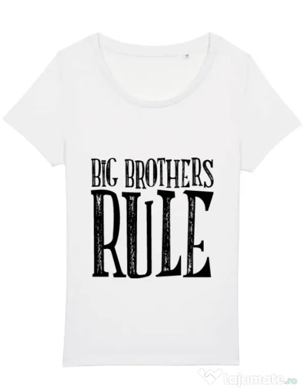 Tricou STANLEY STELLA dama Big brothers rule Alb