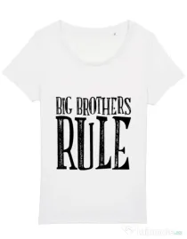 Tricou STANLEY STELLA dama Big brothers rule Alb