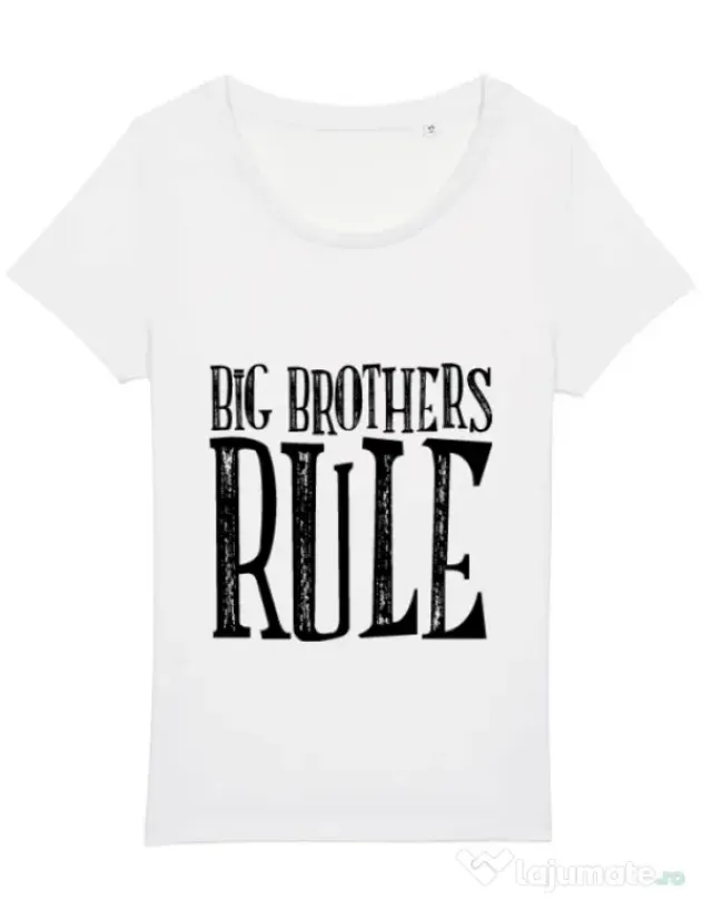 Tricou STANLEY STELLA dama Big brothers rule Alb