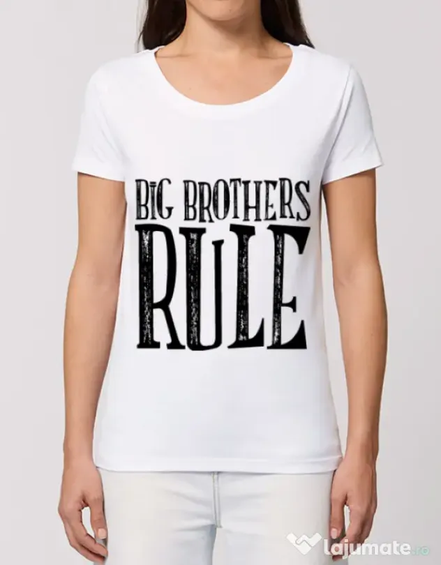 Tricou STANLEY STELLA dama Big brothers rule Alb