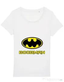 Tricou STANLEY STELLA dama Boobman Alb
