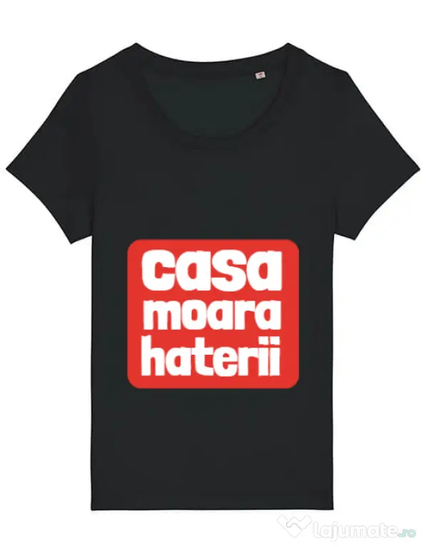 Tricou STANLEY STELLA dama Casa moara haterii Negru