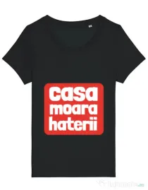 Tricou STANLEY STELLA dama Casa moara haterii Negru