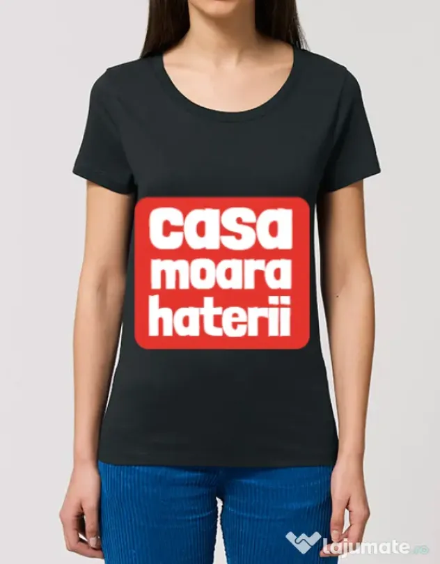 Tricou STANLEY STELLA dama Casa moara haterii Negru