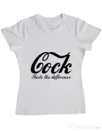 Tricou ADLER dama Taste the difference Alb