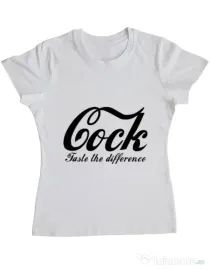 Tricou ADLER dama Taste the difference Alb