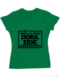 Tricou ADLER dama Dork side Verde mediu