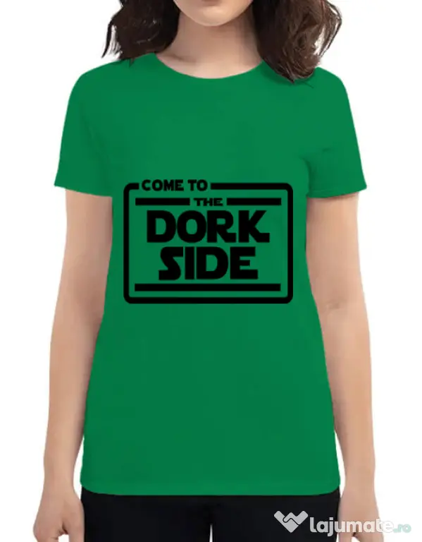 Tricou ADLER dama Dork side Verde mediu