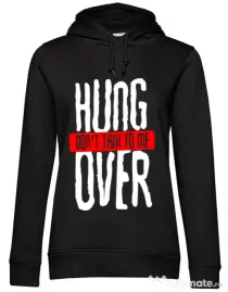 Hoodie dama cu gluga Don't talk to me Negru