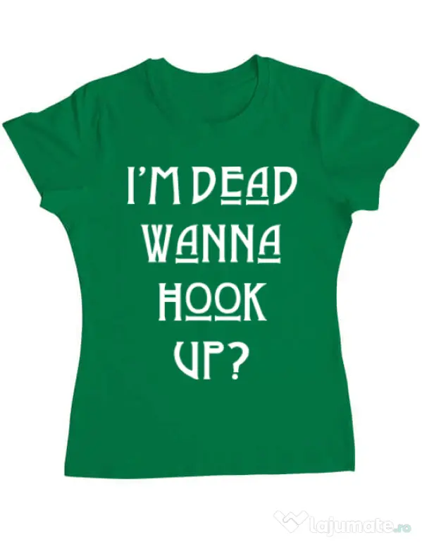 Tricou ADLER dama Wanna hook up Verde mediu