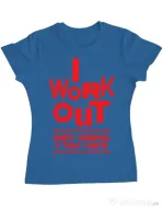 Tricou ADLER dama I work out Albastru azuriu