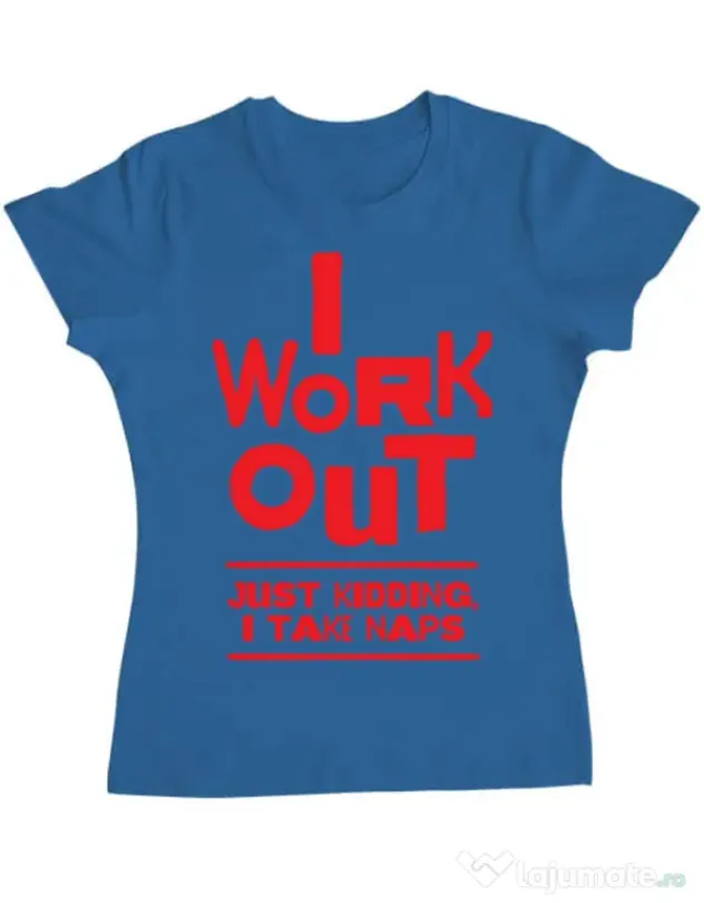 Tricou ADLER dama I work out Albastru azuriu