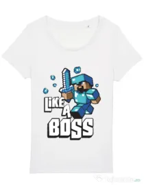 Tricou STANLEY STELLA dama Like a boss Alb