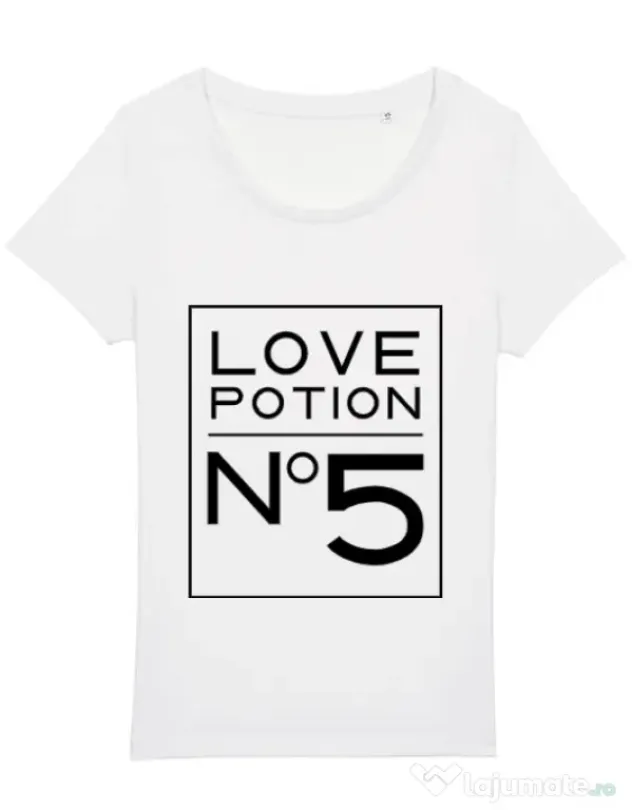 Tricou STANLEY STELLA dama Love potion Alb