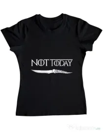 Tricou ADLER dama Not today Negru