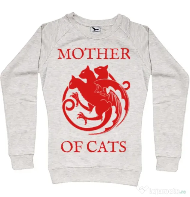 Bluza ADLER dama Mother of cats Migdala melanj
