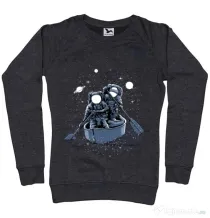 Bluza ADLER dama Across the galaxy Negru melanj