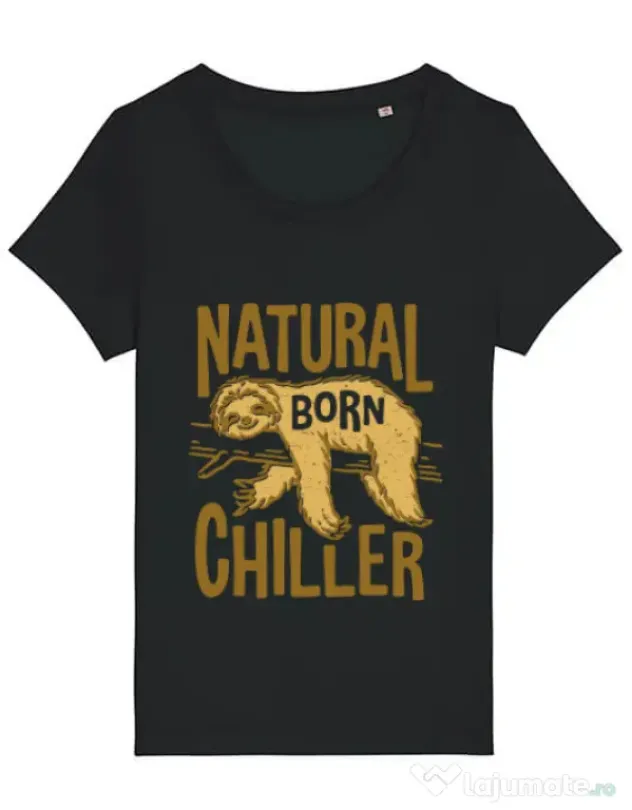 Tricou STANLEY STELLA dama Natural born chiller Negru