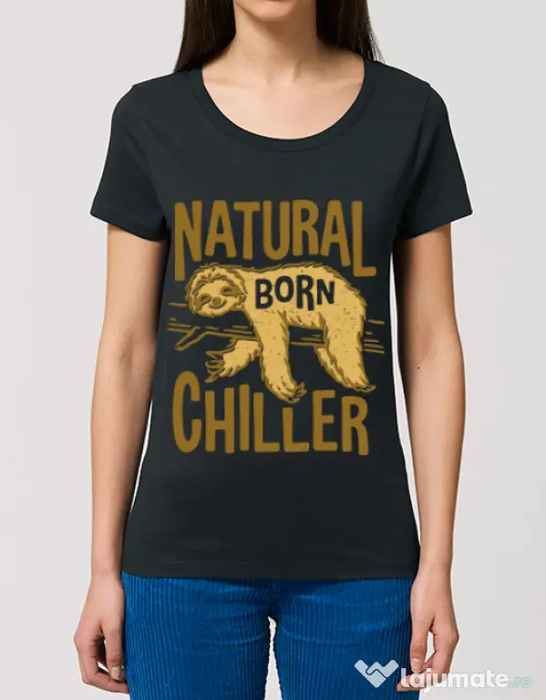 Tricou STANLEY STELLA dama Natural born chiller Negru