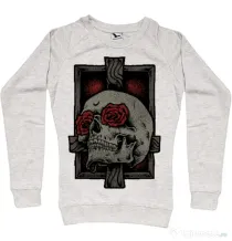 Bluza ADLER dama Skullcross Migdala melanj