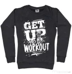 Bluza ADLER dama Get up and go workout Negru melanj