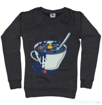 Bluza ADLER dama Galaxy mug Negru melanj